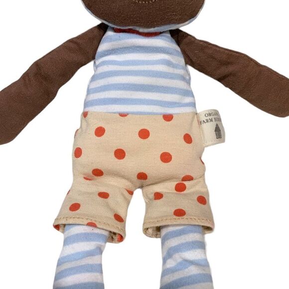 APPLE PARK Organic Farm Buddies Plush Toy Boxer the Dog - Picture 7 of 12